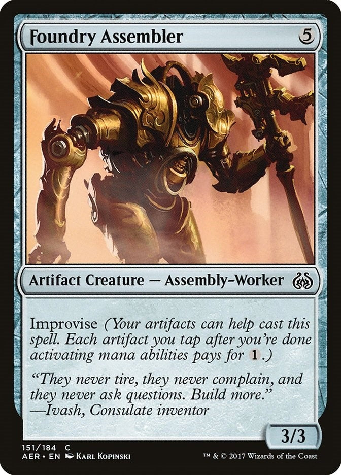 Image for Foundry Assembler (151) (AER) - Magic: The Gathering