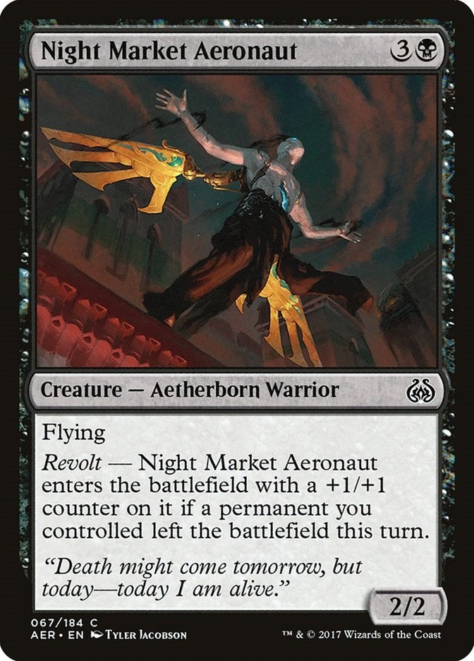 Image for Night Market Aeronaut (67) (AER) - Magic: The Gathering
