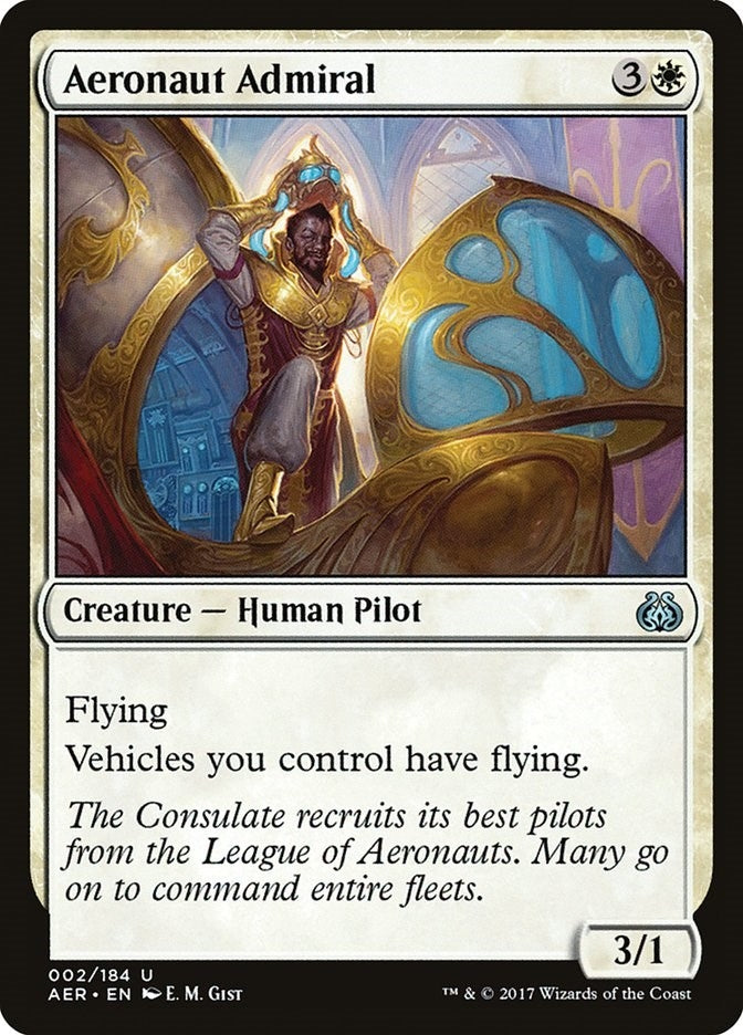 Image for Aeronaut Admiral (2) (AER) - Magic: The Gathering