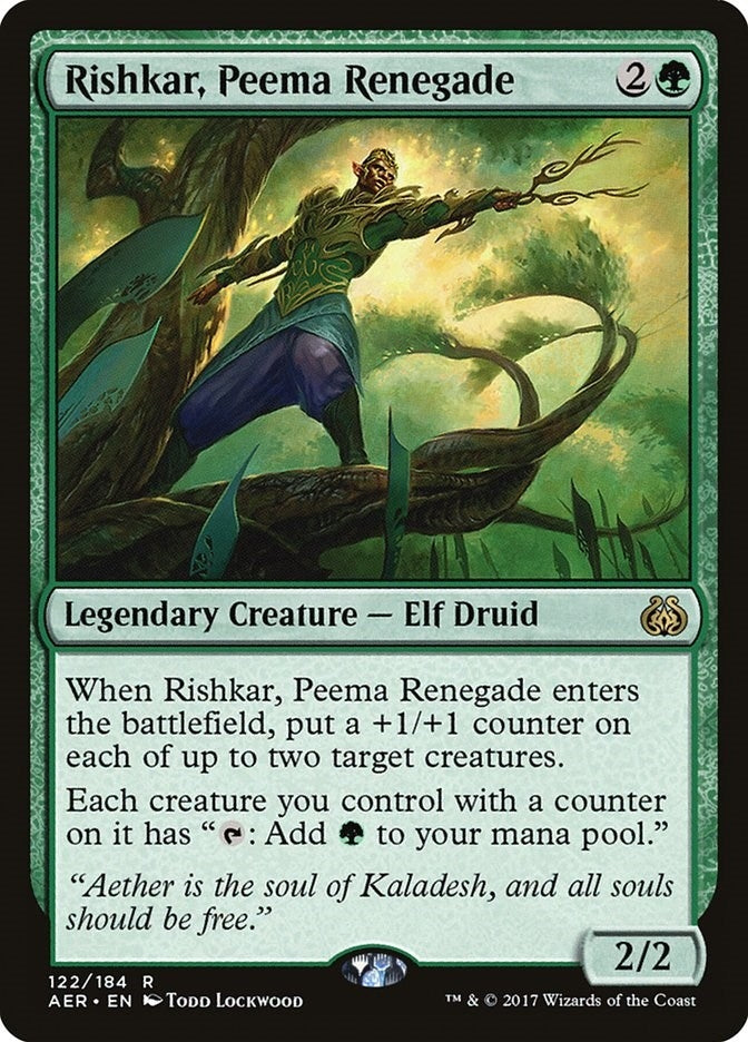 Image for Rishkar, Peema Renegade (122) - Magic: The Gathering