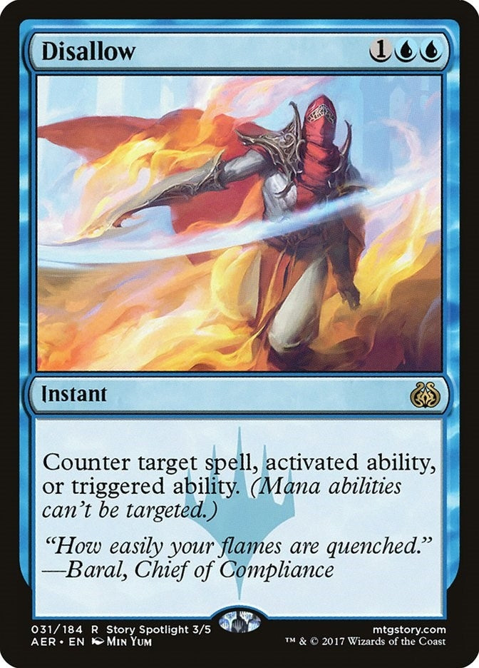 Image for Disallow (31) (AER) - Magic: The Gathering