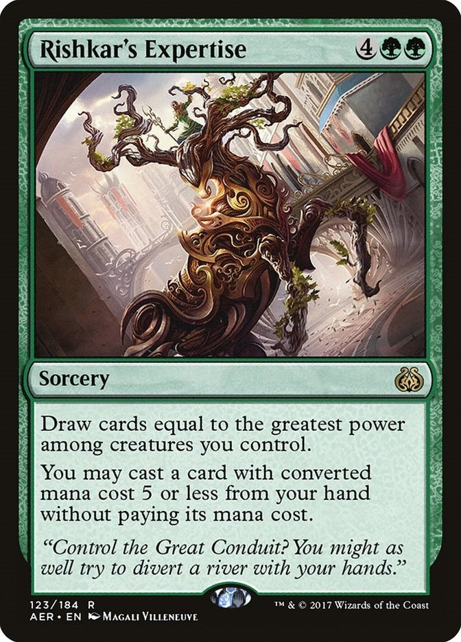 Image for Rishkar's Expertise (123) - Magic: The Gathering