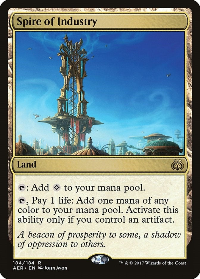 Image for Spire of Industry (184) (AER) - Magic: The Gathering