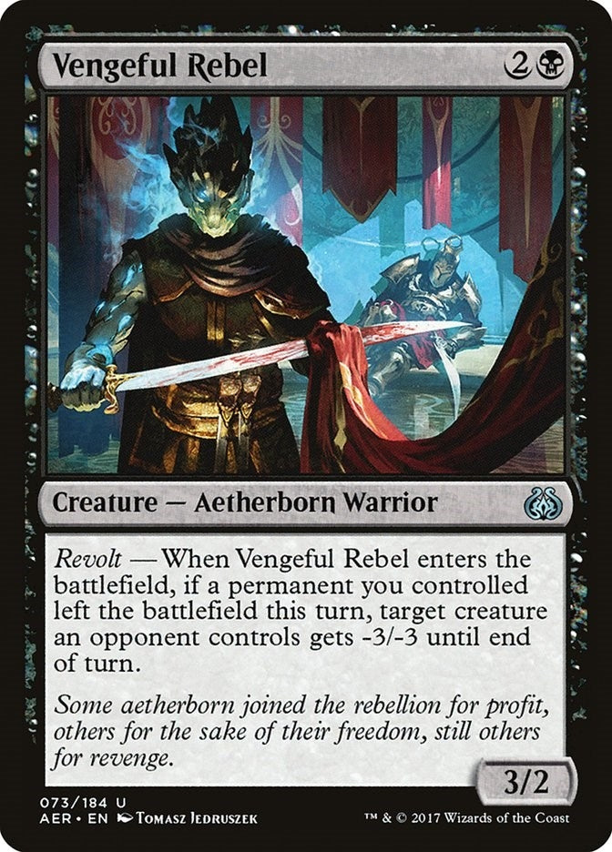 Image for Vengeful Rebel (73) - Magic: The Gathering