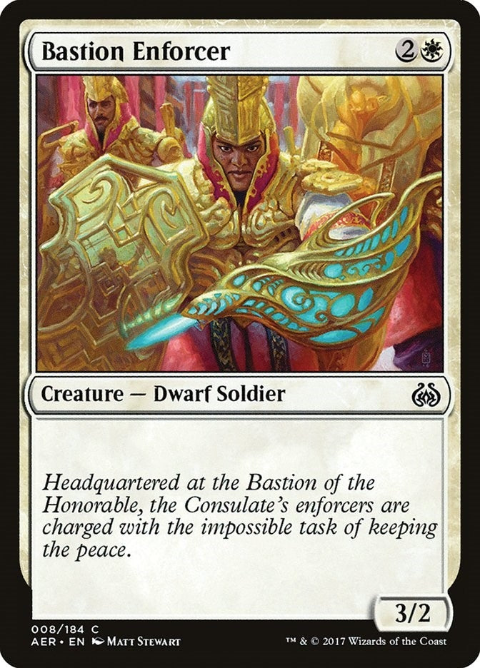 Image for Bastion Enforcer (8) (AER) - Magic: The Gathering