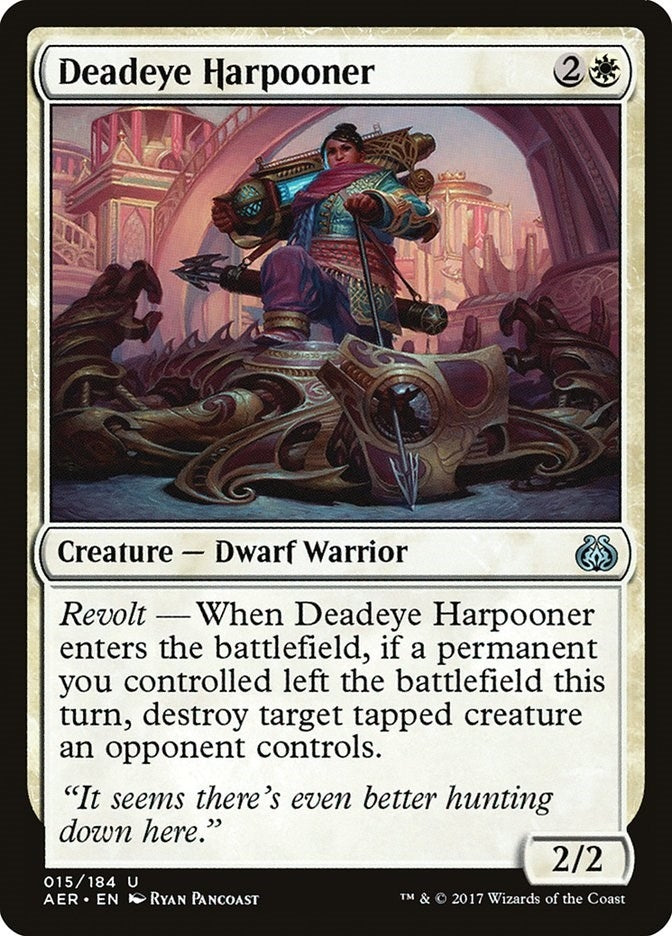 Image for Deadeye Harpooner (15) (AER) - Magic: The Gathering