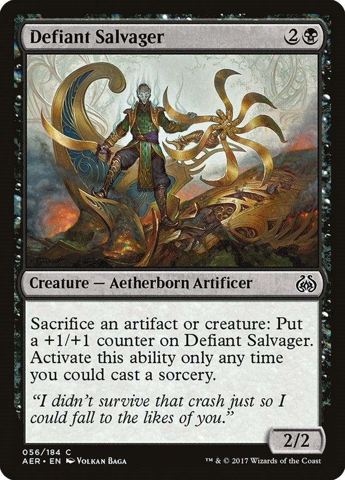 Image for Defiant Salvager (56) (AER) - Magic: The Gathering