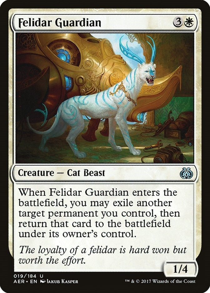 Image for Felidar Guardian (19) (AER) - Magic: The Gathering