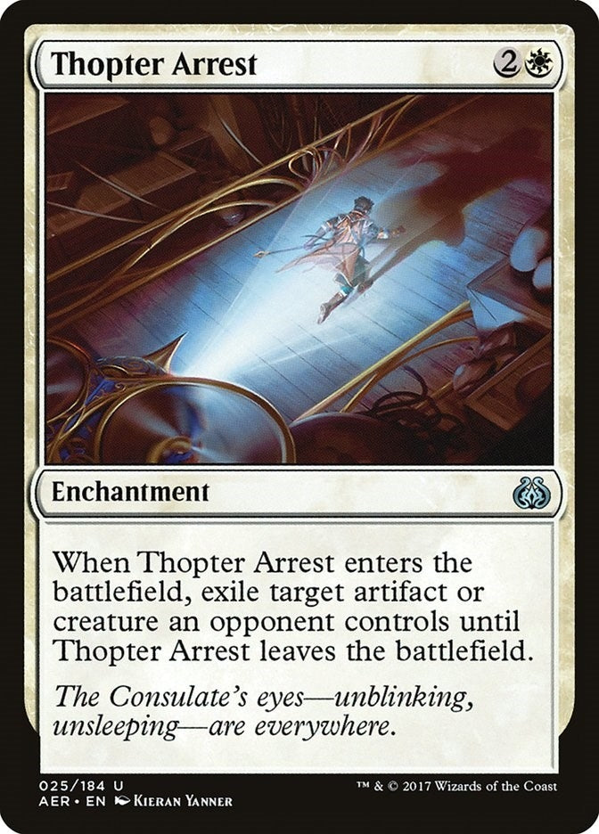 Image for Thopter Arrest (25) - Magic: The Gathering