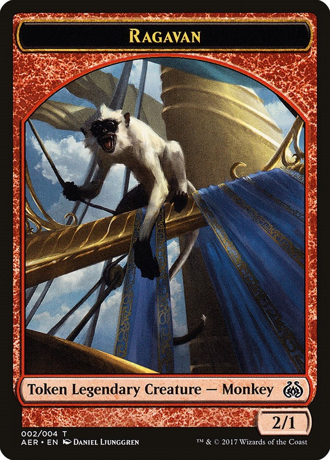 Image for Ragavan Token (2) (AER) - Magic: The Gathering