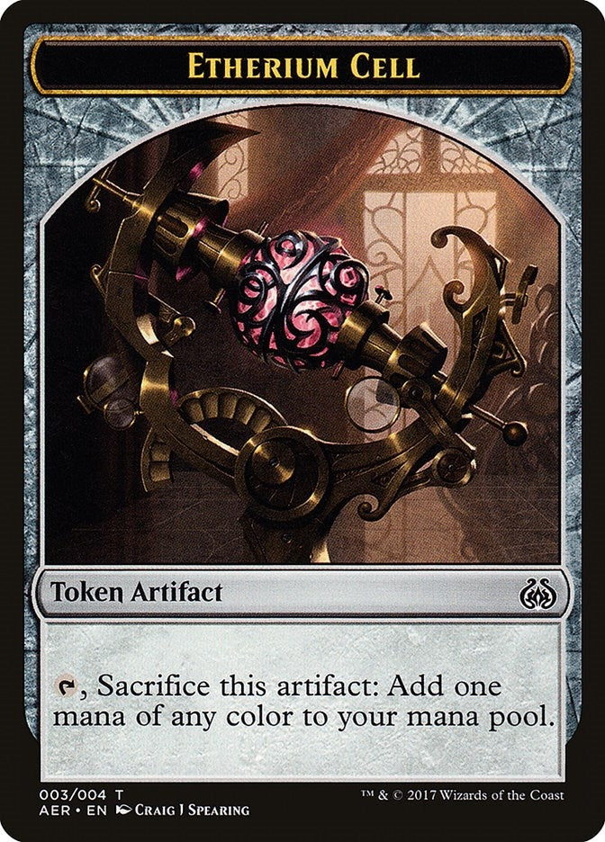 Image for Etherium Cell Token (3) (AER) - Magic: The Gathering