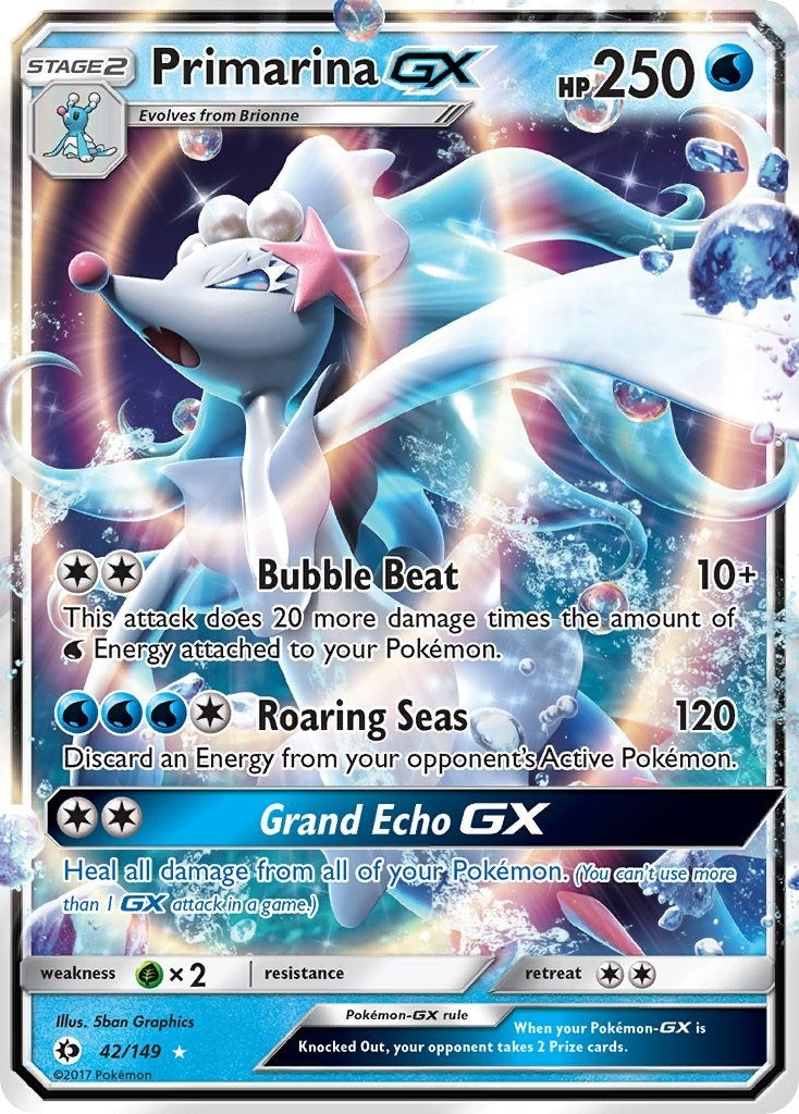 Image for Primarina GX (42/149) (SM01) - Pokemon