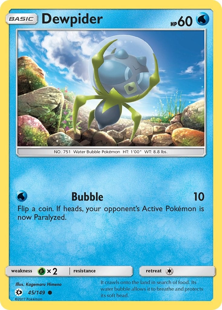 Image for Dewpider (45/149) (SM01) - Pokemon