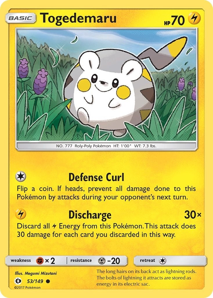Image for Togedemaru (53/149) (SM01) - Pokemon