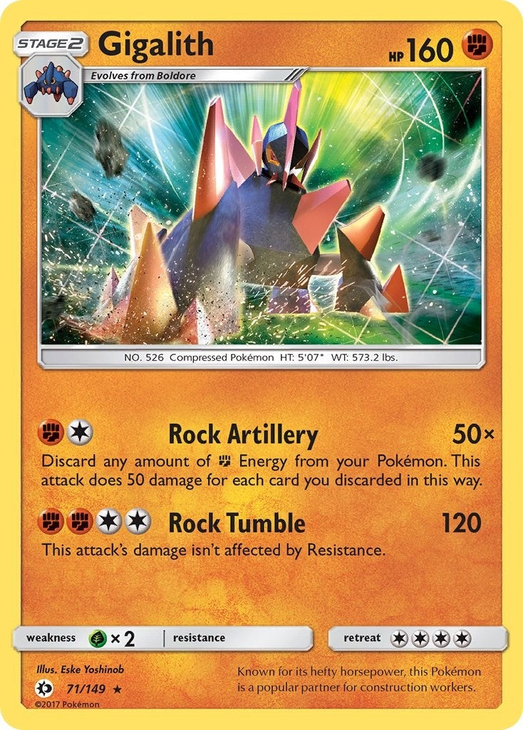 Image for Gigalith (71/149) (SM01) - Pokemon
