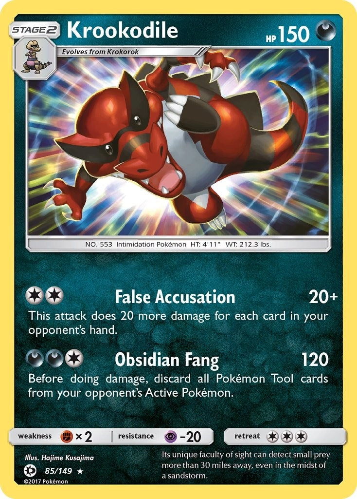 Image for Krookodile (85/149) (SM01) - Pokemon