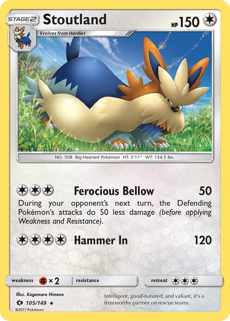 Image for Stoutland (105/149) (SM01) - Pokemon