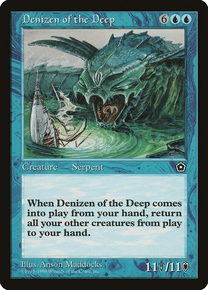 Image for Denizen of the Deep - Magic: The Gathering