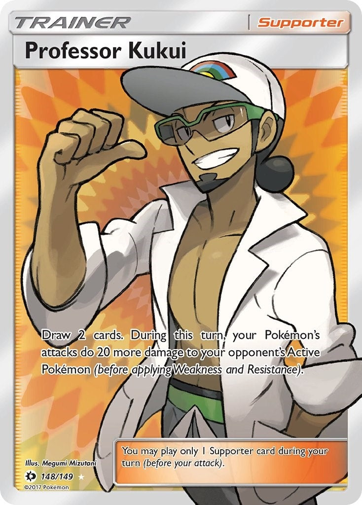 Image for Professor Kukui (Full Art) (148/149) (SM01) - Pokemon