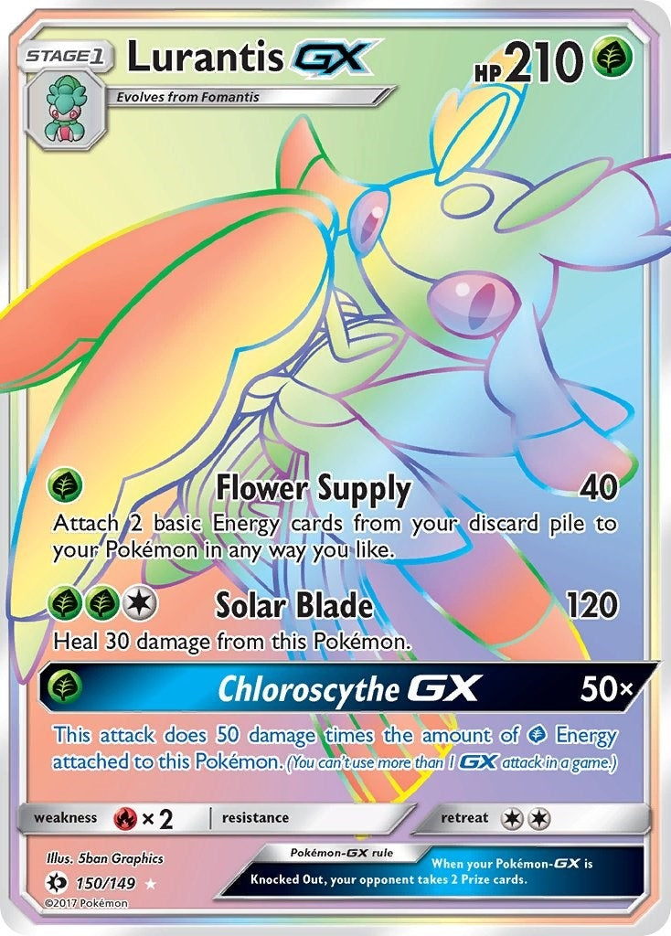 Image for Lurantis GX (Secret) (150/149) (SM01) - Pokemon