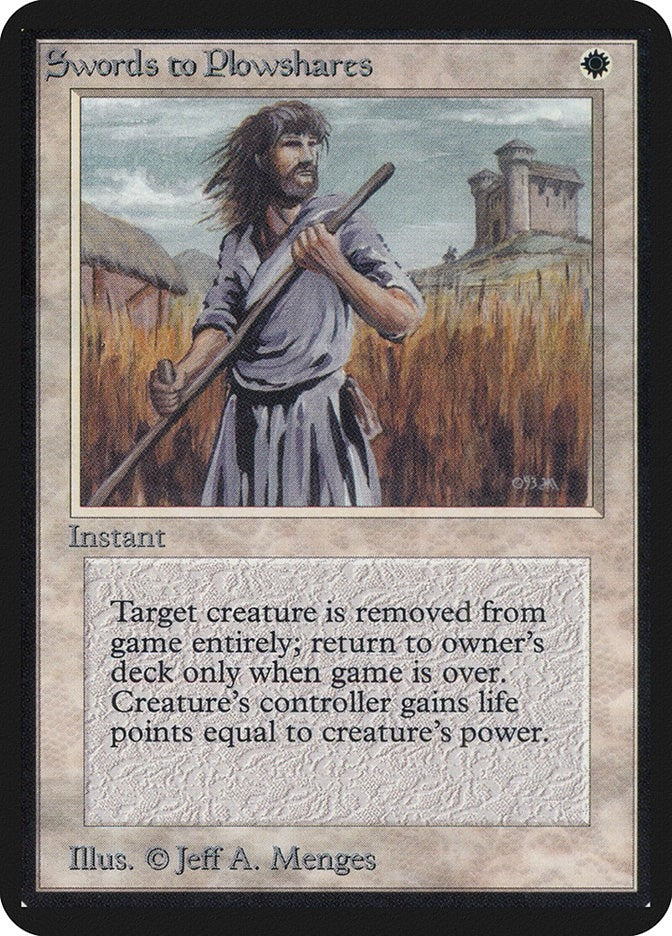 Image for Swords to Plowshares - Magic: The Gathering