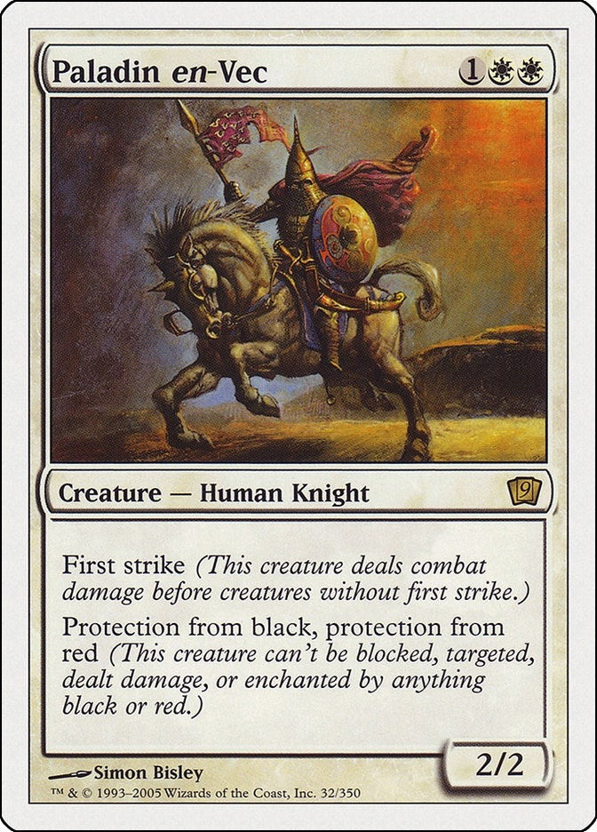 Image for Paladin en-Vec (32) - Magic: The Gathering