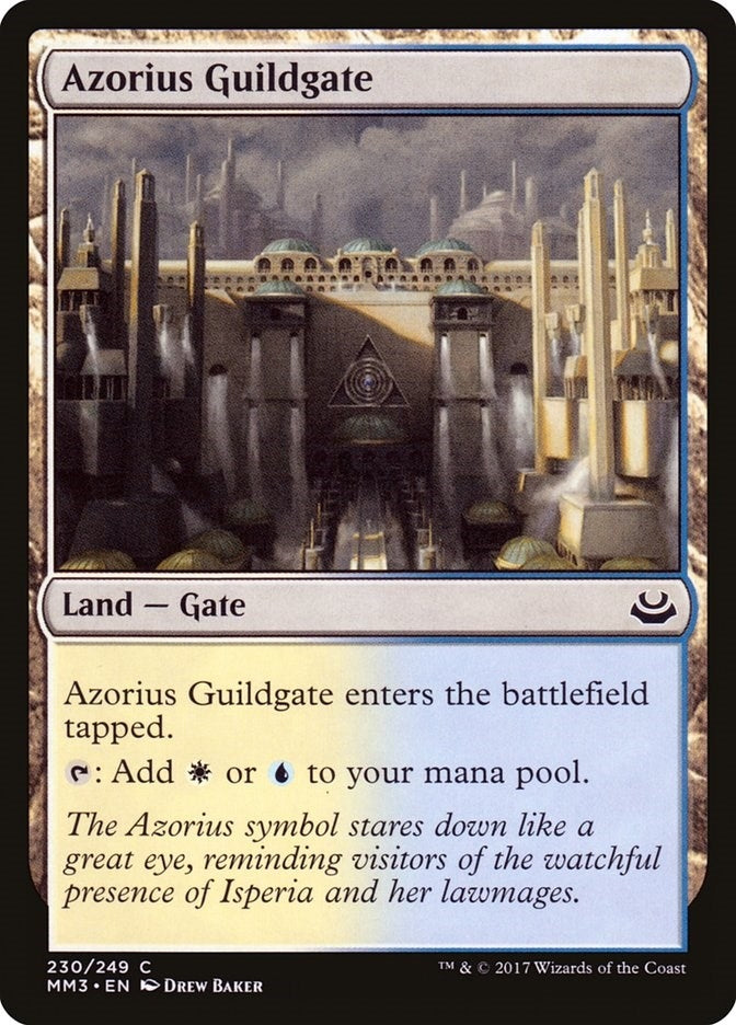 Image for Azorius Guildgate (230) (MM3) - Magic: The Gathering