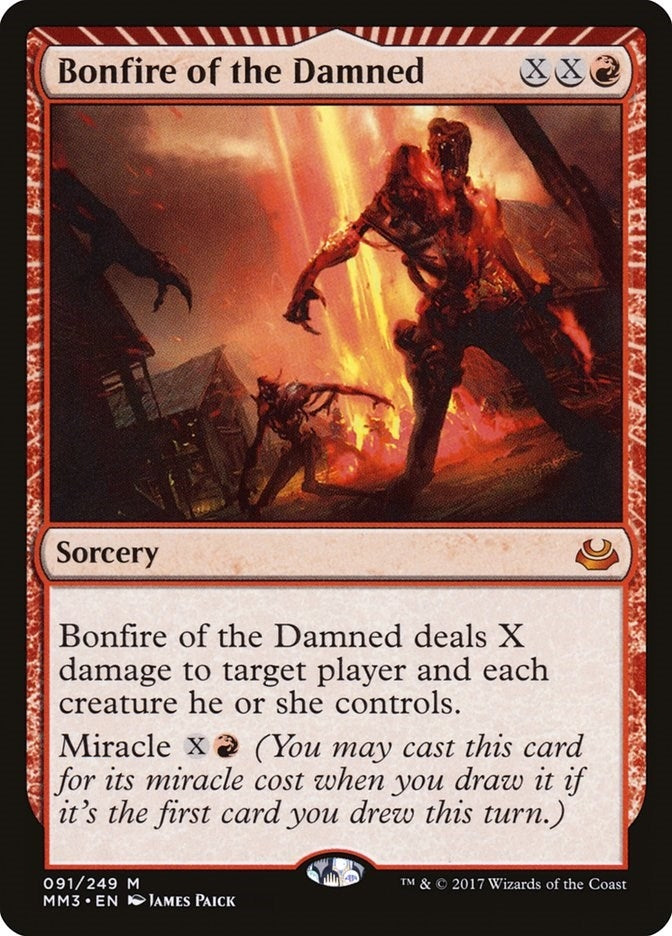 Image for Bonfire of the Damned (91) - Magic: The Gathering
