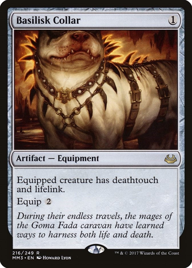 Image for Basilisk Collar (216) - Magic: The Gathering