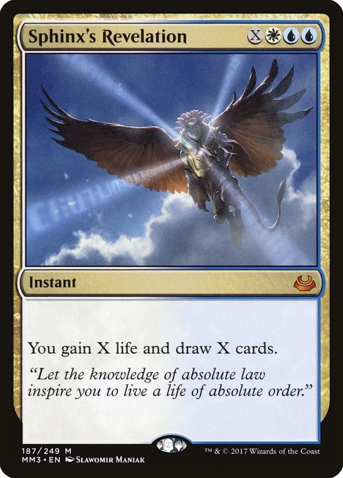 Image for Sphinx's Revelation (187) (MM3) - Magic: The Gathering