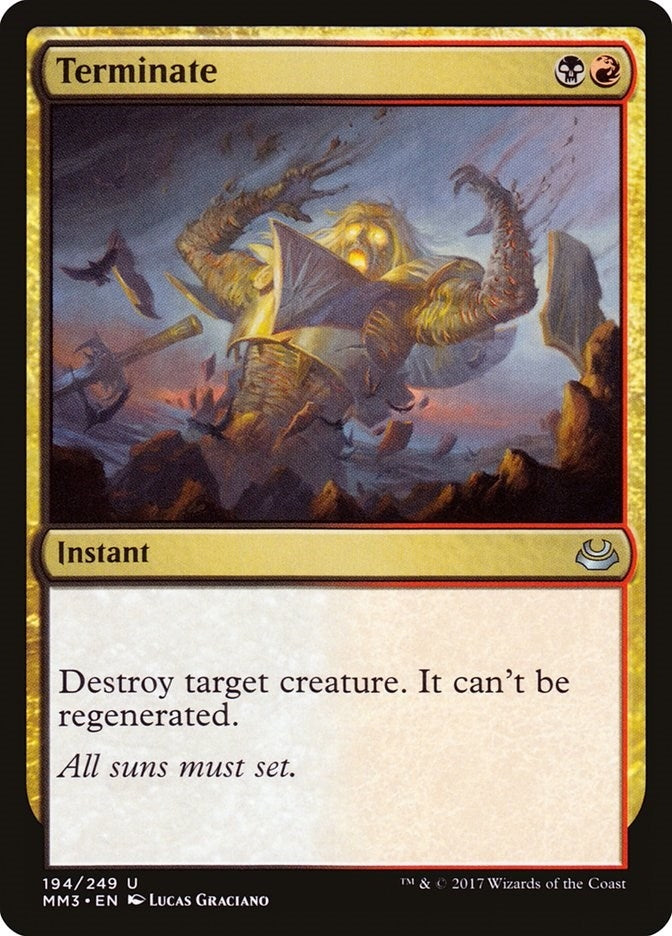 Image for Terminate (194) - Magic: The Gathering