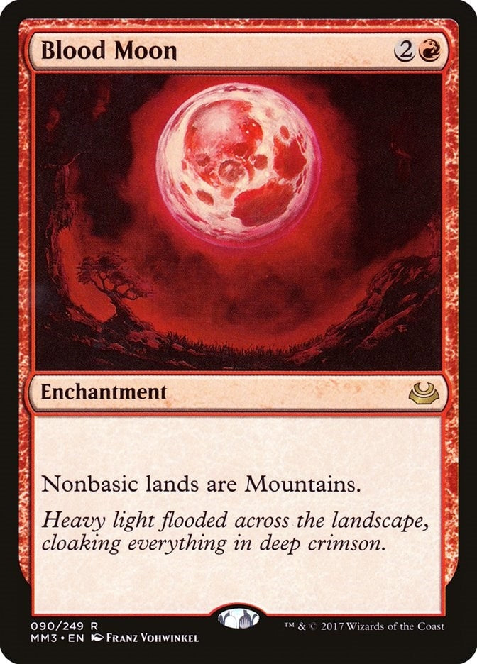 Image for Blood Moon (90) - Magic: The Gathering