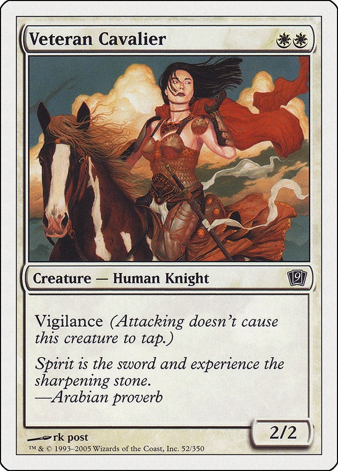 Image for Veteran Cavalier (52) - Magic: The Gathering