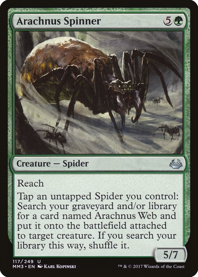 Image for Arachnus Spinner (117) (MM3) - Magic: The Gathering
