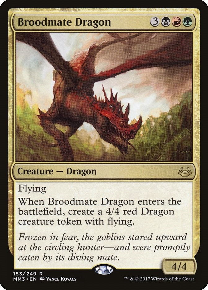 Image for Broodmate Dragon (153) (MM3) - Magic: The Gathering