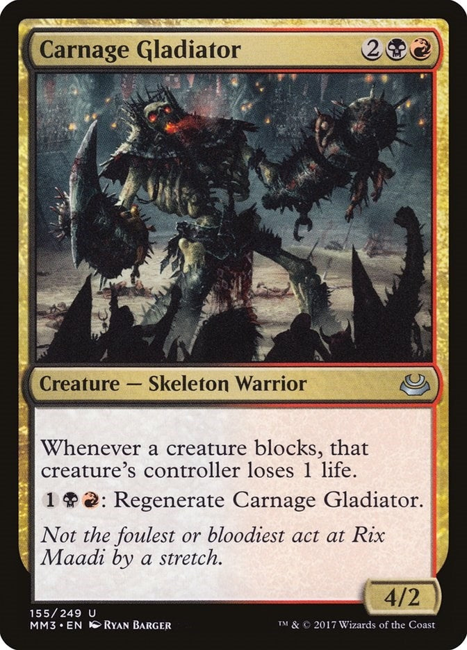 Image for Carnage Gladiator (155) - Magic: The Gathering