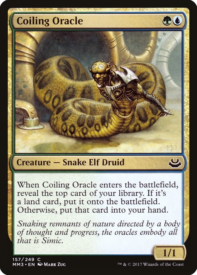 Image for Coiling Oracle (157) - Magic: The Gathering