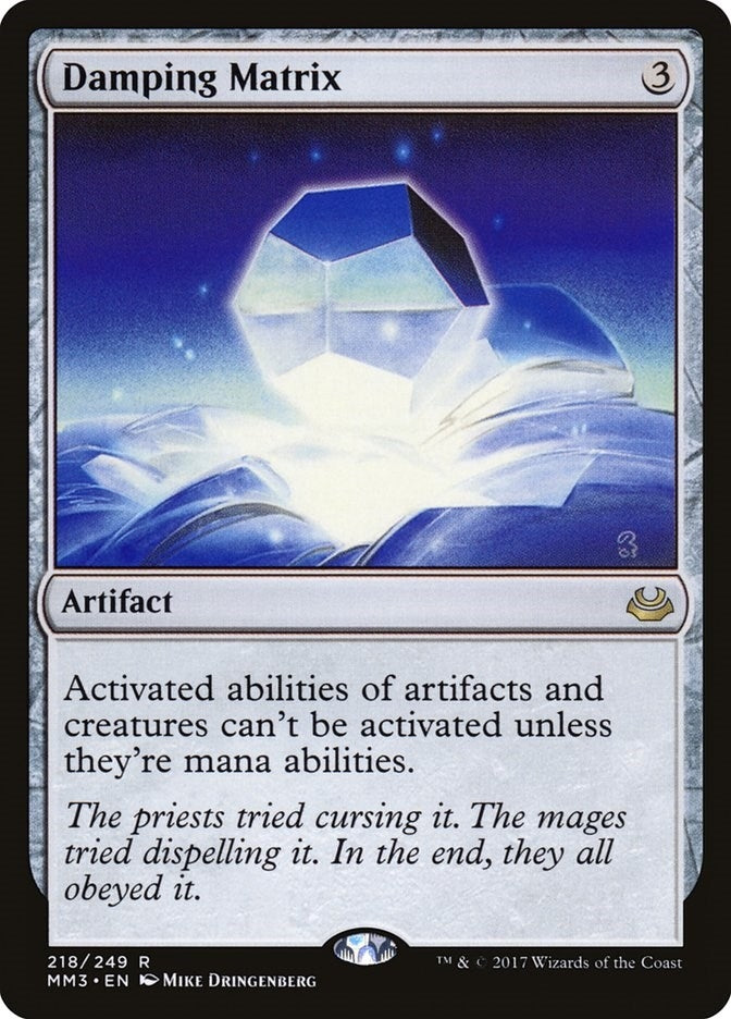 Image for Damping Matrix (218) - Magic: The Gathering
