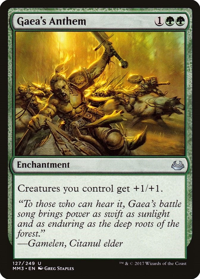 Image for Gaea's Anthem (127) (MM3) - Magic: The Gathering