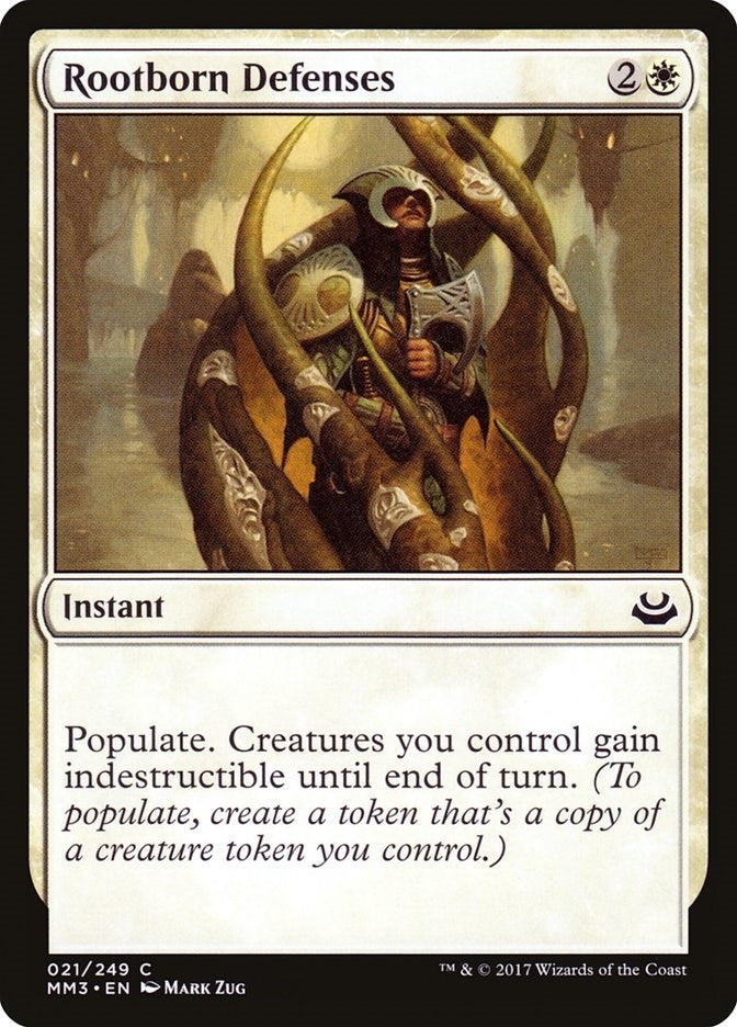 Image for Rootborn Defenses (21) - Magic: The Gathering