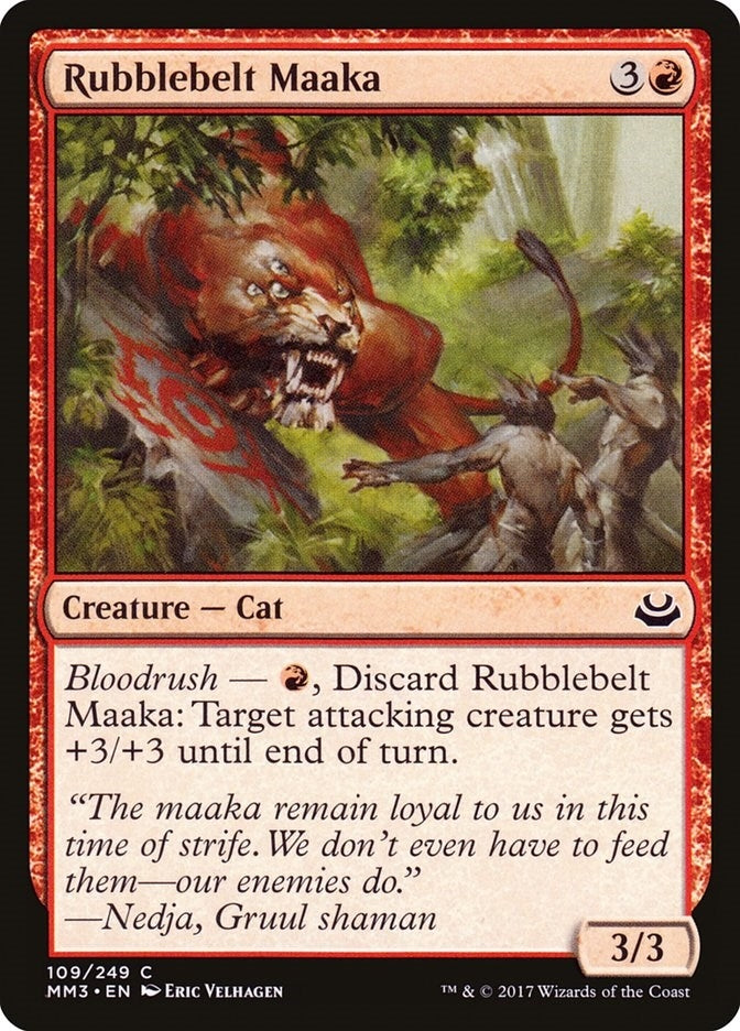 Image for Rubblebelt Maaka (109) - Magic: The Gathering