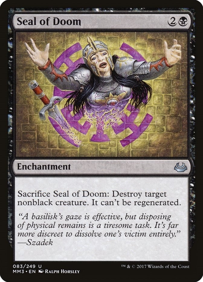Image for Seal of Doom (83) - Magic: The Gathering