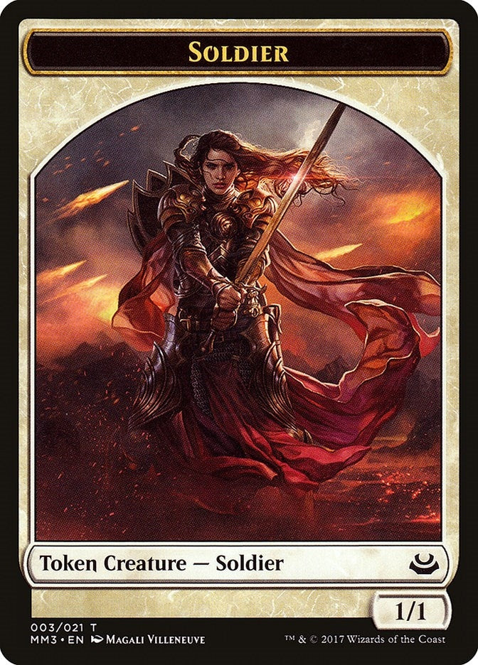 Image for Soldier Token (003) (3) (MM3) - Magic: The Gathering