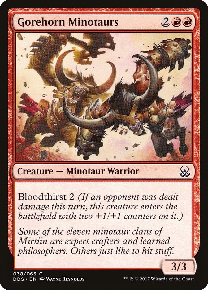 Image for Gorehorn Minotaurs (38) - Magic: The Gathering