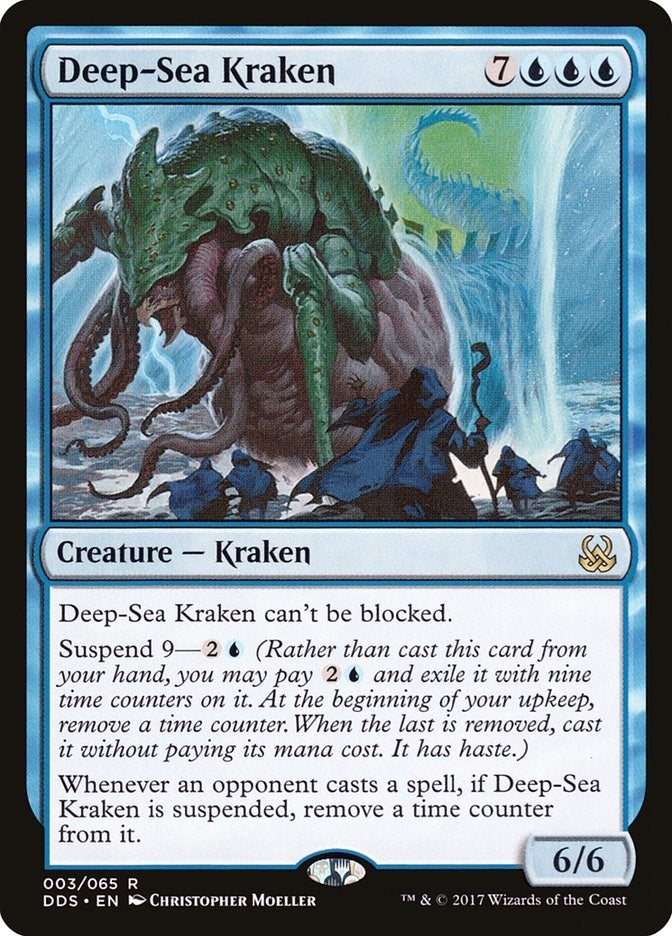 Image for Deep-Sea Kraken (3) - Magic: The Gathering