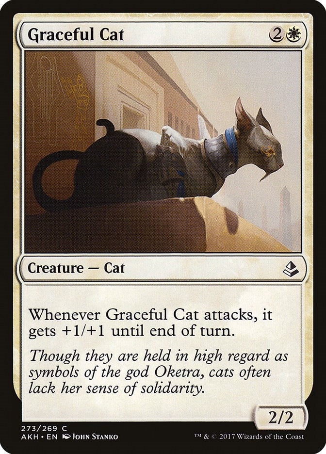 Image for Graceful Cat (273) (AKH) - Magic: The Gathering