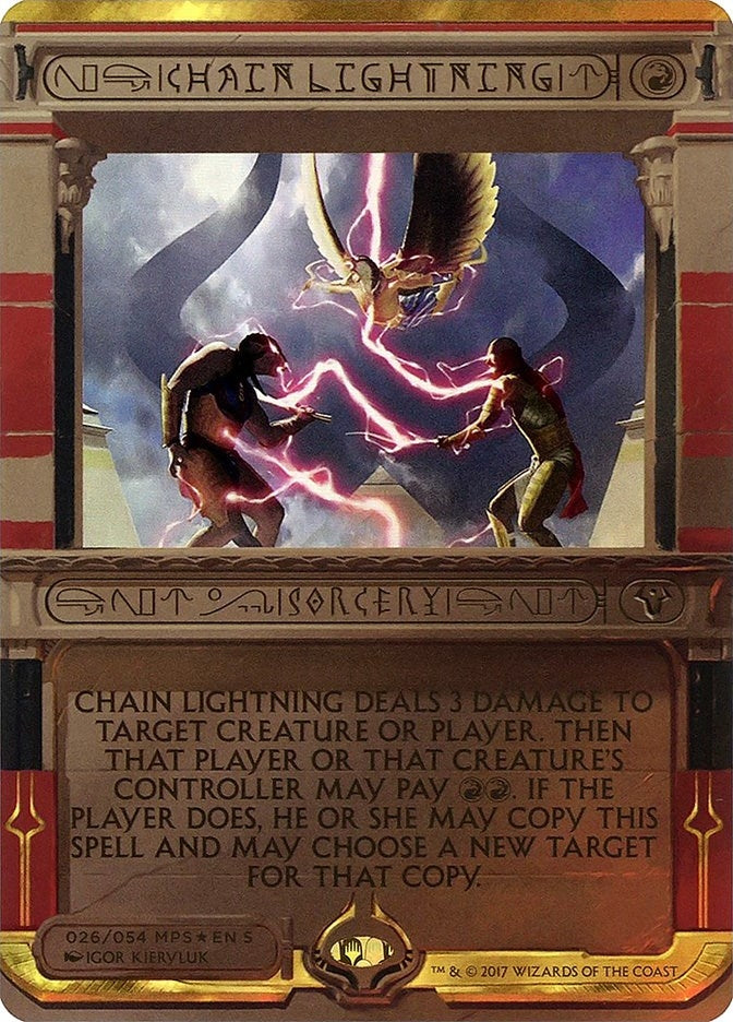 Image for Chain Lightning (26) - Magic: The Gathering