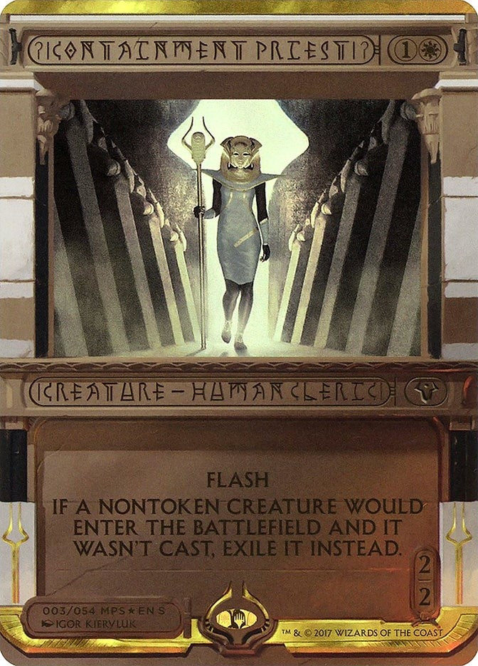 Image for Containment Priest (3) - Magic: The Gathering