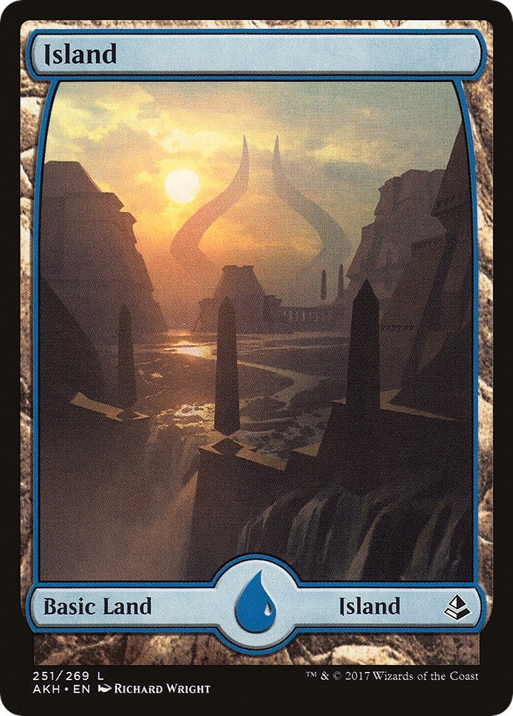 Image for Island (251) - Full Art (251) (AKH) - Magic: The Gathering