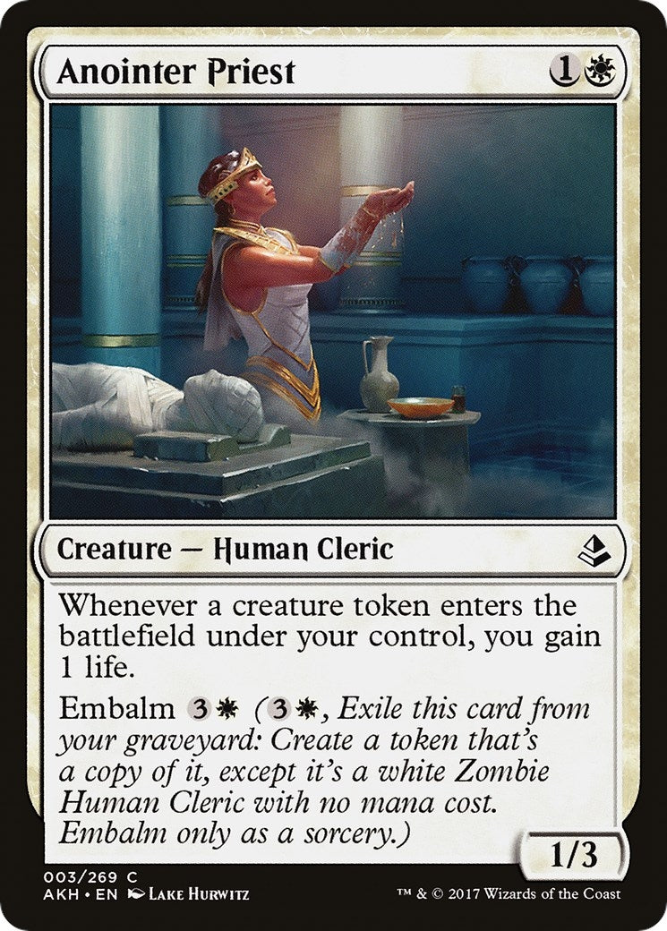 Image for Anointer Priest (3) (AKH) - Magic: The Gathering